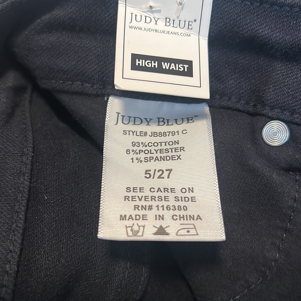 Judy Blue Tummy Control‎ Skinny Jeans - Navy - Picture 12 of 12